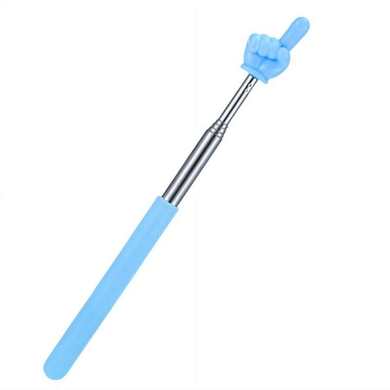 Telescopic finger reading stick, finger telescopic reading stick, point reading teaching aid, pointer, baton, teacher's teaching stick - Image 1
